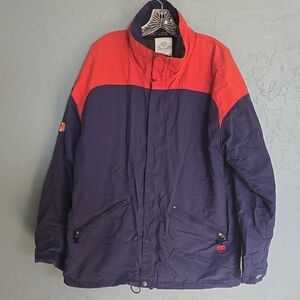 Burton Red and Blue Windbreaker